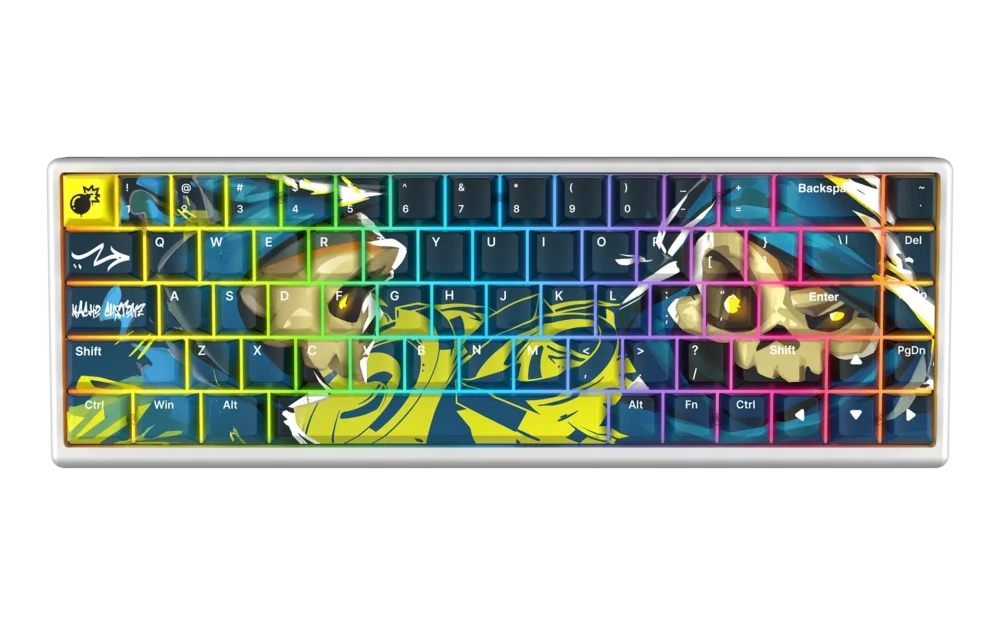 Polar 65 Calabera Edition by Nacho Customz: ラピッドトリガー対応の65%サイズゲーミングキーボード