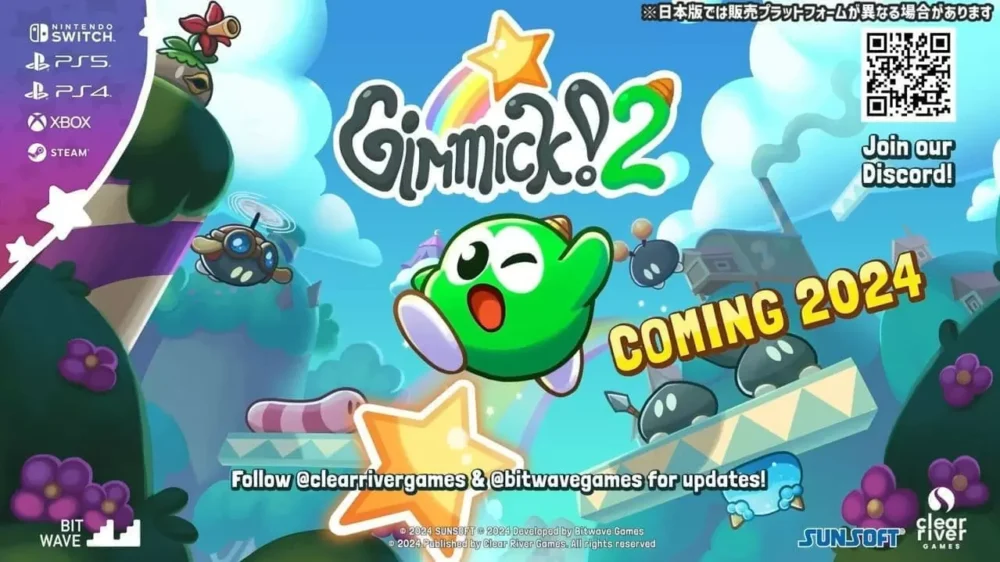 サンソフトが新作アクションゲーム『Gimmick! 2』を発表 - 2024年発売予定