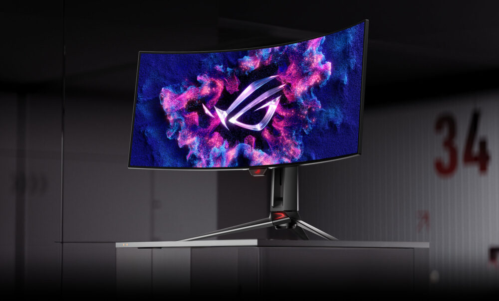 ASUS、ROG Swift OLED PG34WCDMゲーミングモニターを発表