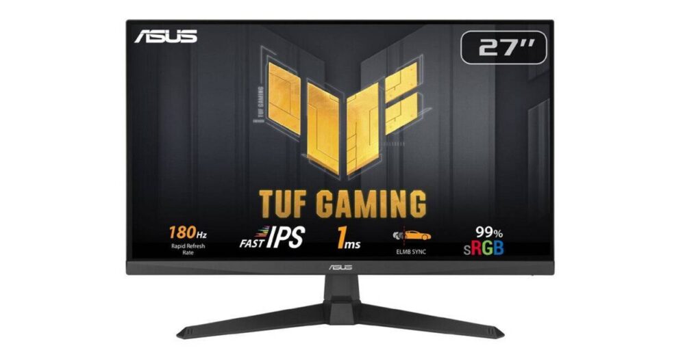 ASUS、ゲーミングモニター「TUF Gaming VG259Q3A」と「TUF Gaming VG279Q3A」を発売