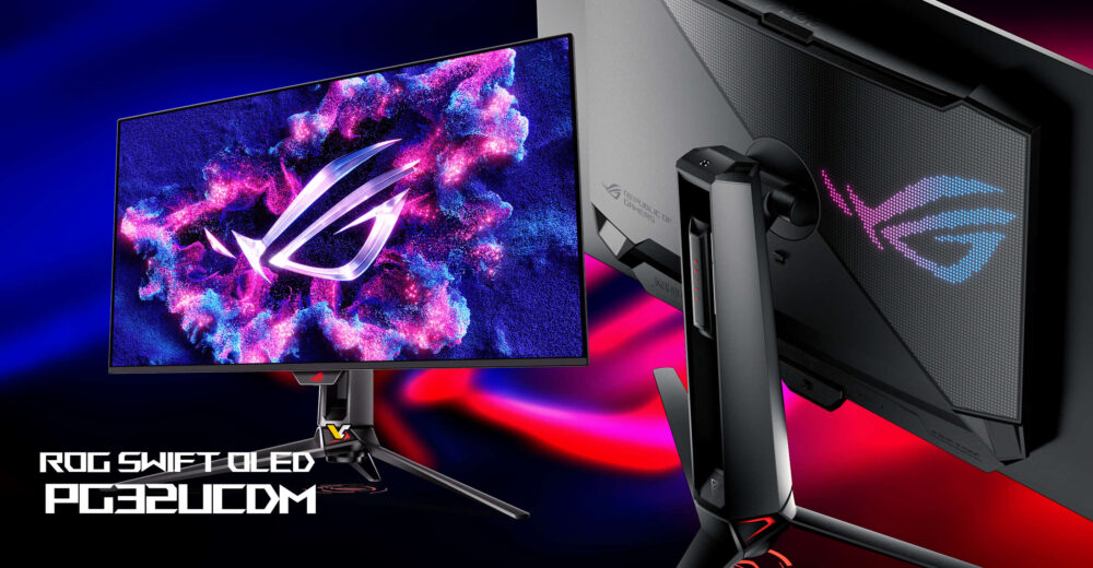 ASUS、32インチ有機ELゲーミングモニター「ROG Swift OLED PG32UCDM」を発売