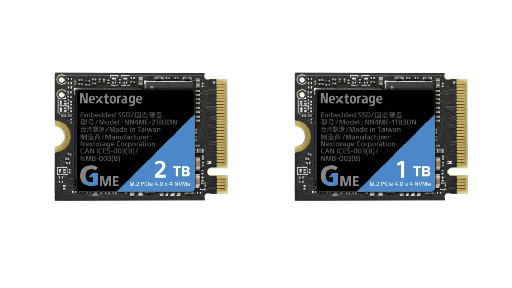 Nextorage、M.2 2230フォームファクタの高速ゲーム向けSSD「Gシリーズ ME」を発表