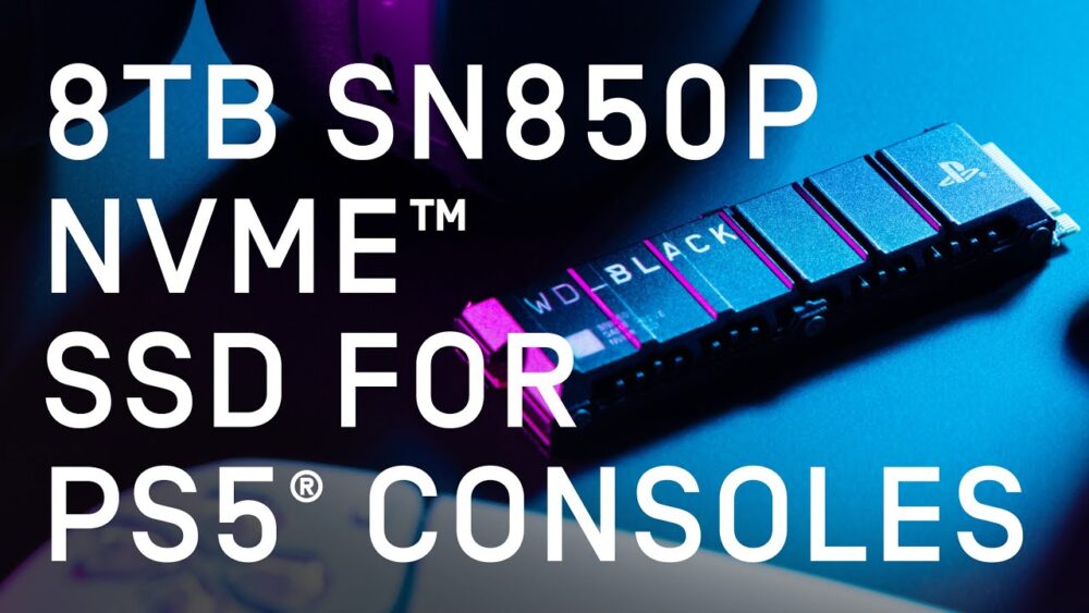 ウエスタンデジタル、8TBのPS5向けSSD「WD_BLACK SN850P NVMe」を発表