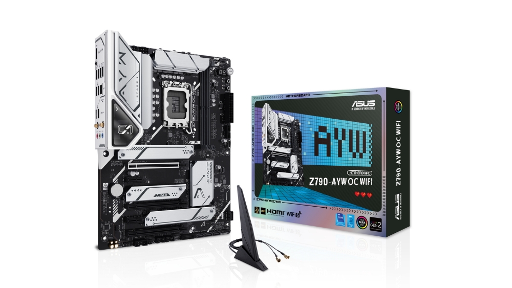 ASUS「Z790-AYW OC WIFI」発売 – Intel Z790チップセット搭載マザーボード