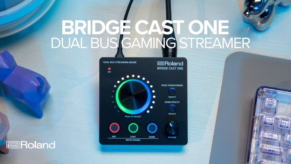 ローランド、手のひらサイズのゲーミングミキサー「BRIDGE CAST ONE」発売