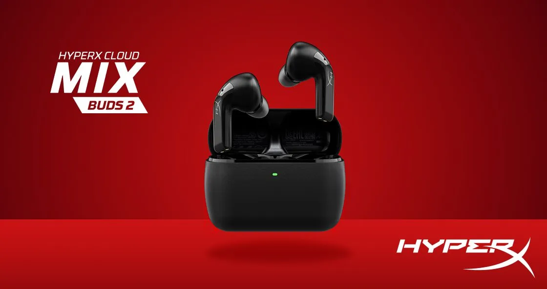 HyperX、「Cloud MIX Buds 2 (7D0A4AA)」完全ワイヤレスイヤホン発売