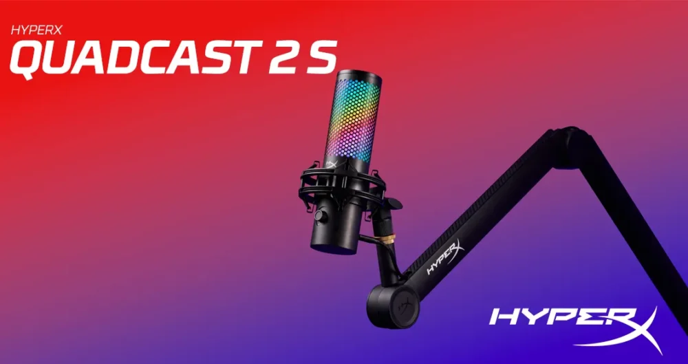 日本HP、HyperXブランドの新製品「QuadCast 2 S」「QuadCast 2」「Cloud MIX Buds 2」を発表