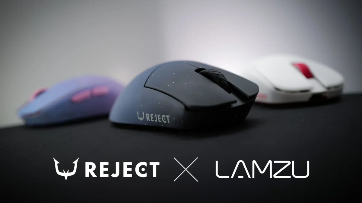 REJECTとLAMZUのコラボゲーミングマウスが2024年に登場！