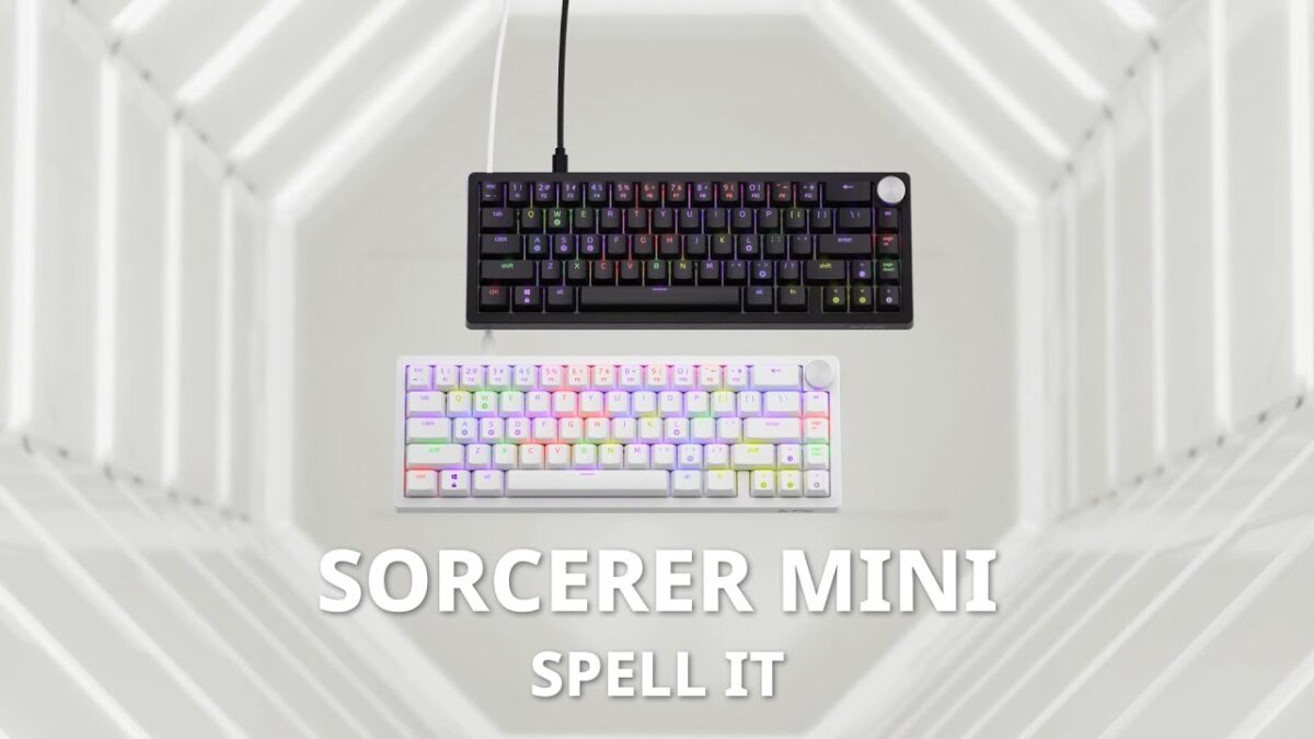 XPGから新登場！「SORCERER」と「SORCERER MINI」ゲーミングキーボード