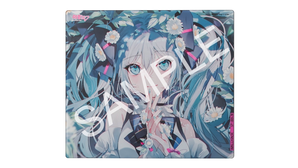 初音ミクデザインのWALLHACK製ゲーミングマウスパッド「SP-004 HATSUNE MIKU」発売開始