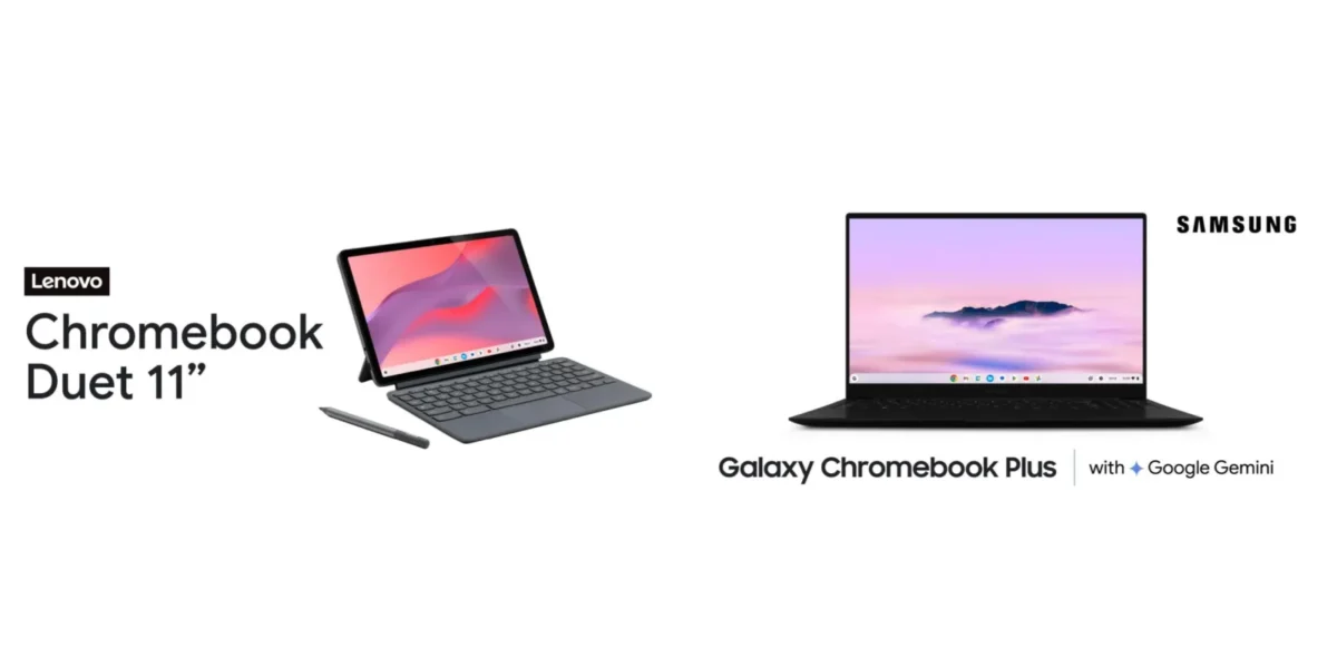 Google、新たに「Galaxy Chromebook Plus」と「Lenovo Chromebook Duet 11”」を発表！生成AI「Gemini」搭載でさらに進化